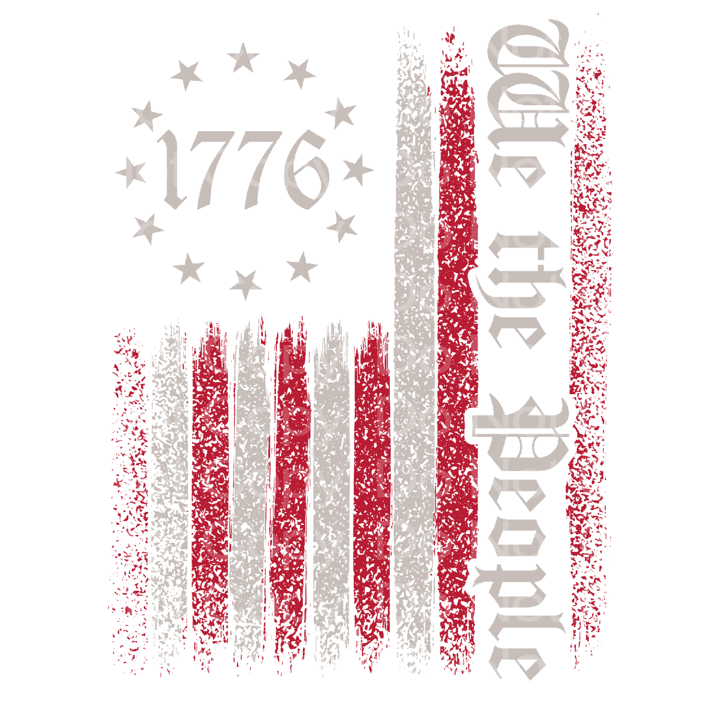 We the People Flag Transfer Film 801