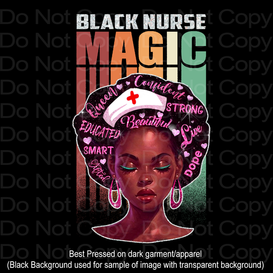 Black Nurse Magic Transfer Film 1873
