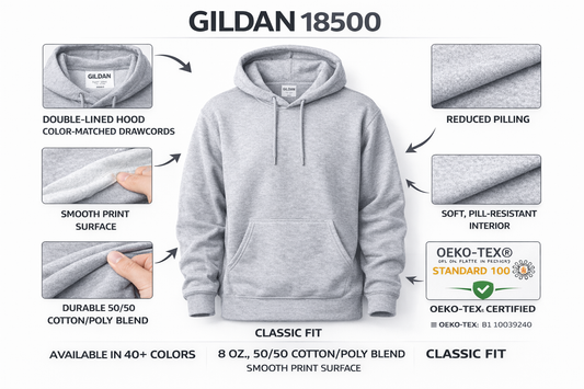 gildan 18500 hoodie custom printing orlando