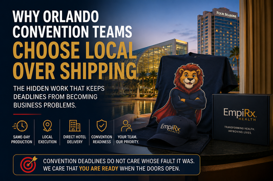 White-glove convention support Orlando hotel delivery OCCC exhibitor iHeartCustoms concierge level