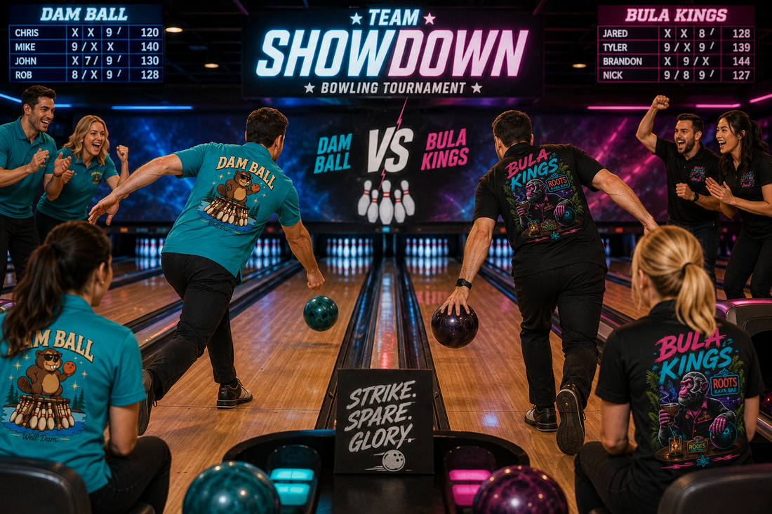 Custom team apparel for bowling leagues and recreational sports teams in Orlando Florida