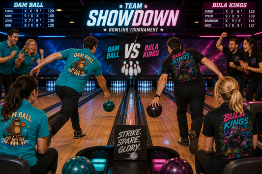 Custom team apparel for bowling leagues and recreational sports teams in Orlando Florida