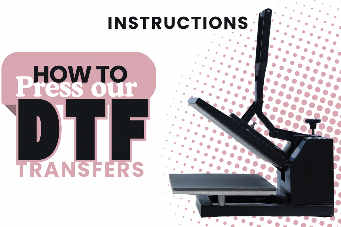 How to press our COLD Peel DTF transfers