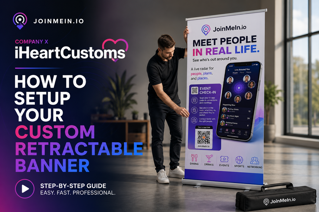 how to setup retratable banner for JOINMEIO