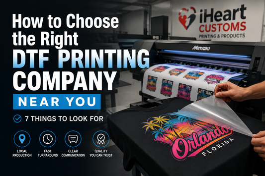 How to Choose the Right DTF Printing Company Near You — 7 Things to Look For