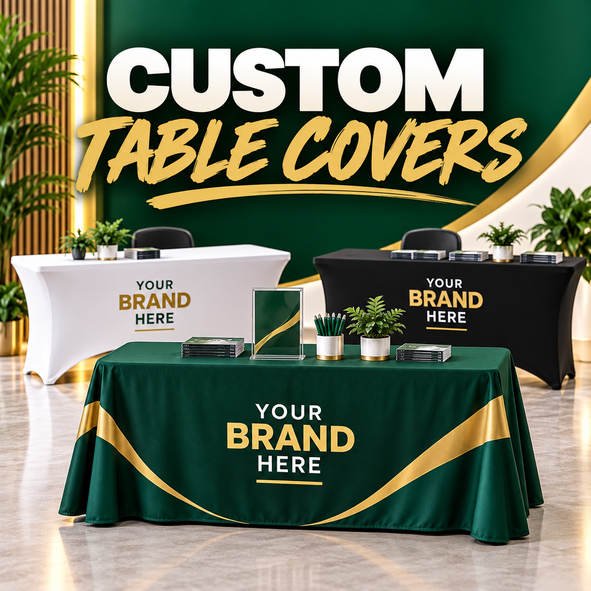 Custom Table Covers & Branded Tablecloths