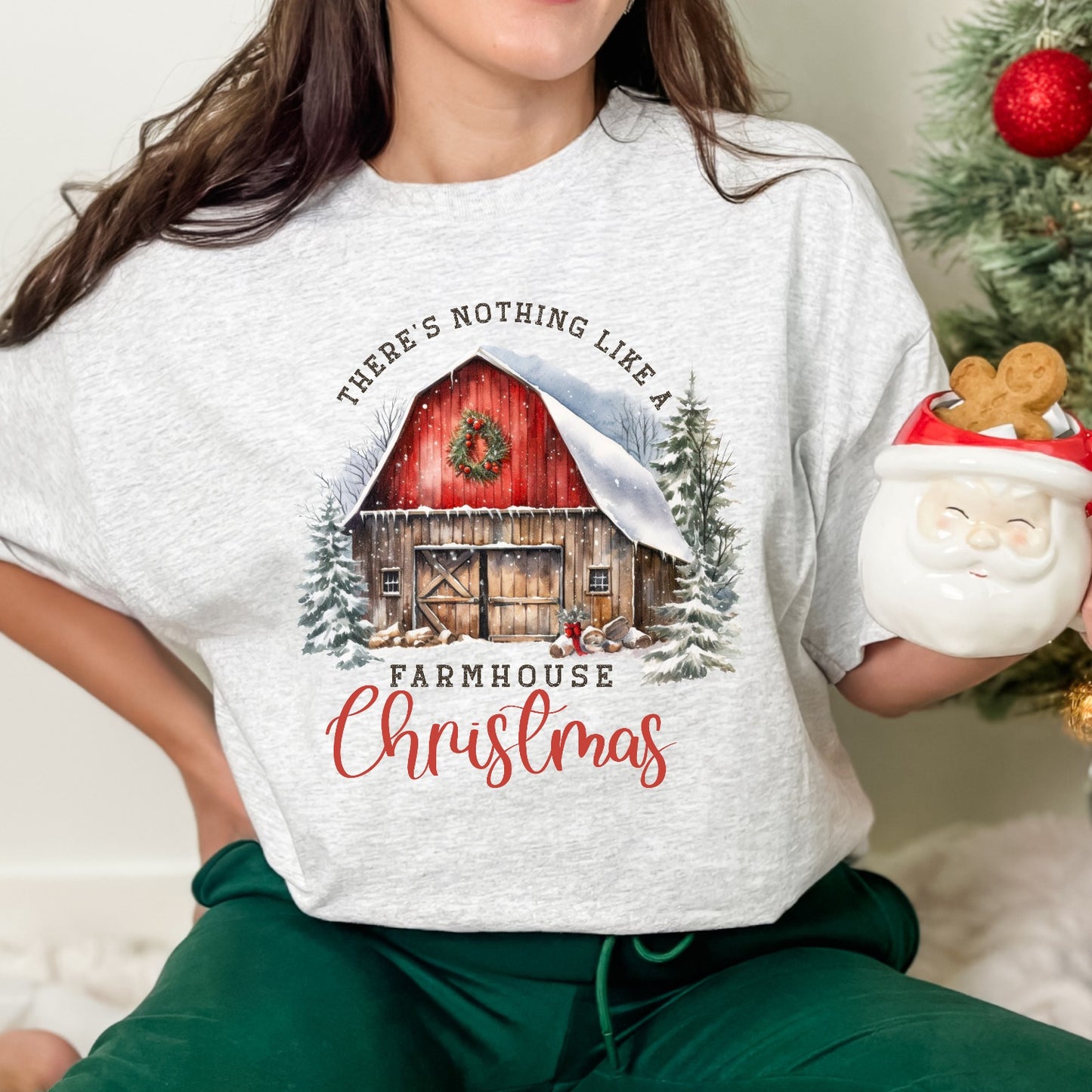 Farmhouse Christmas DTF Transfer Film 9271