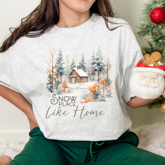 Snow place like Home DTF Transfer Film 9282