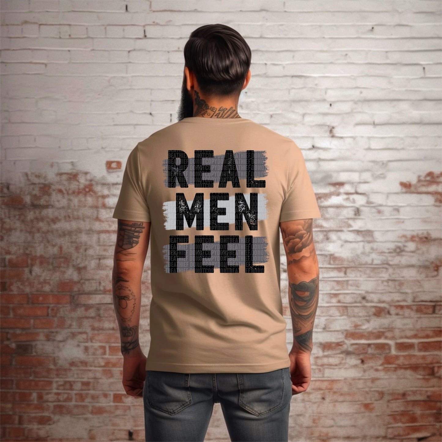 Real Men Feel DTF Transfer Film SD124