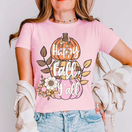 Happy Fall Y’all DTF Transfer Film SDD084