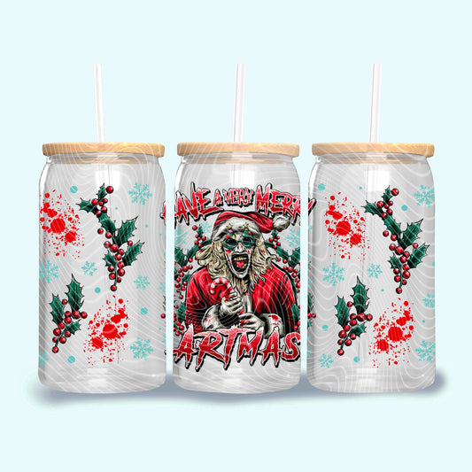 Have a very merry Artmas - 16oz UV DTF Transfer Film G094