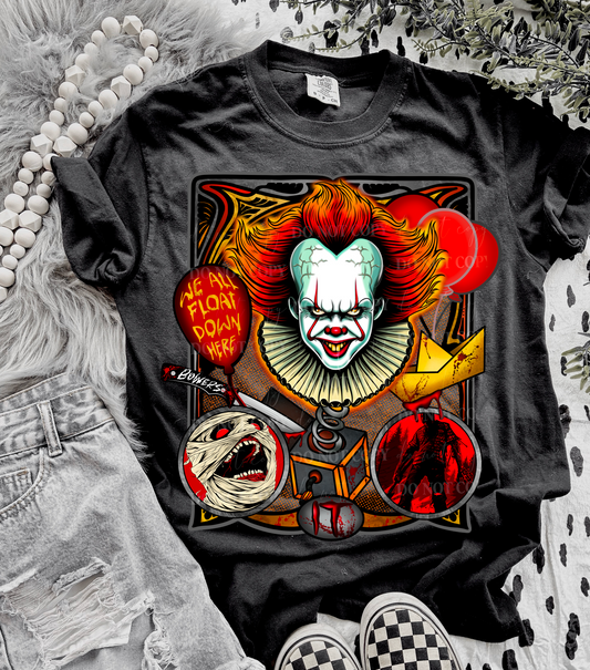 Horror Clown DTF Transfer Film