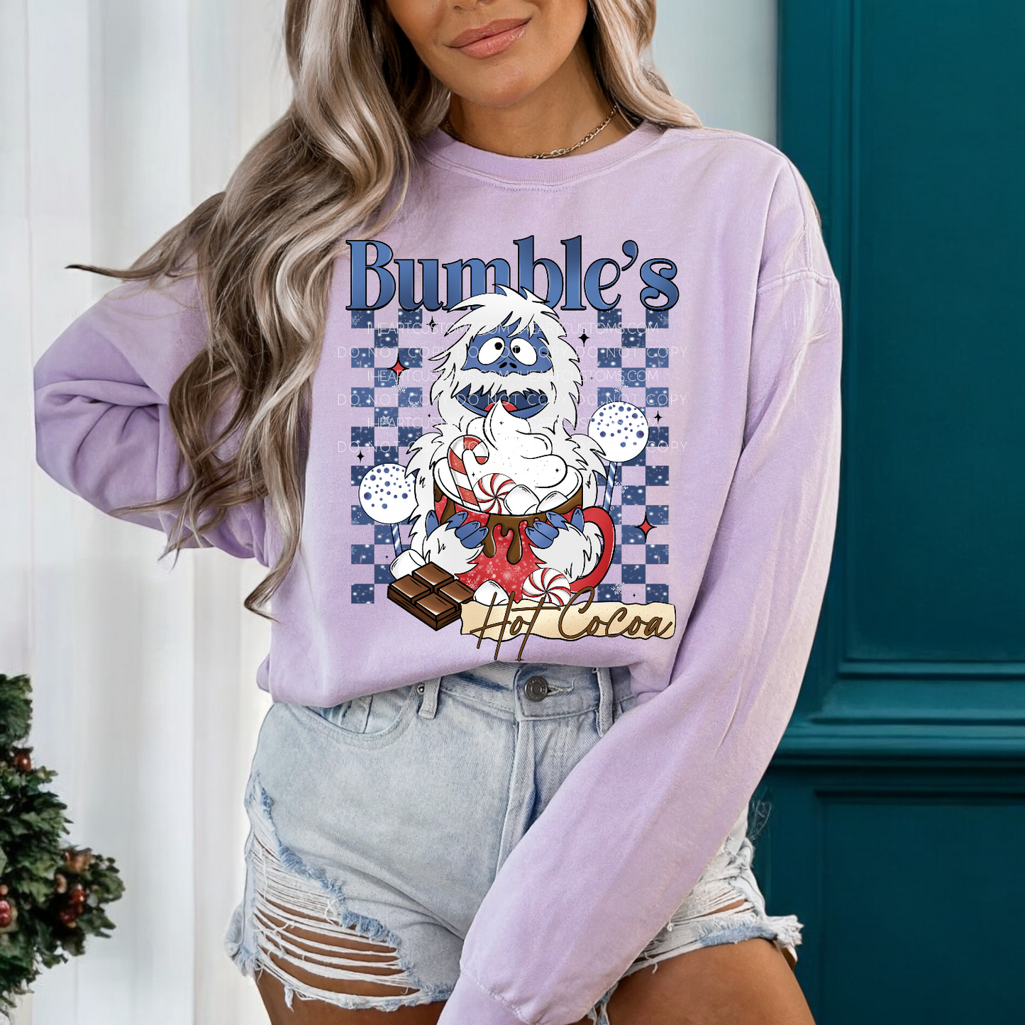 Bumbles hot chocolate DTF Transfer Film TG124