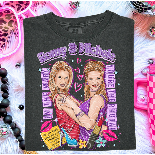 Besties Romy & Michele DTF Transfer Film