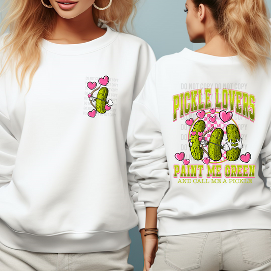 Matching DTF Series - Pocket & Back - Pickle lovers