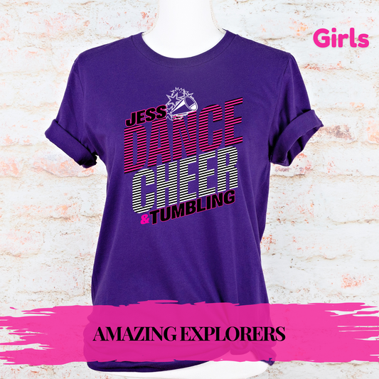 [AMAZING EXPLORERS] Jess Dance Cheer & Tumbling 2024 Tshirt