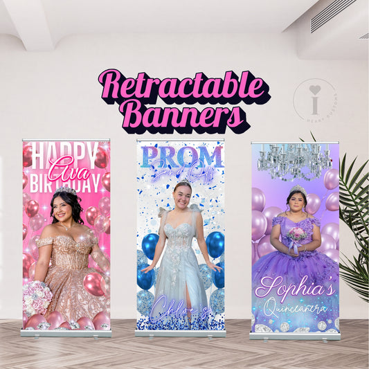 Custom Retractable Banners – Perfect for Events, Promotions & Parties