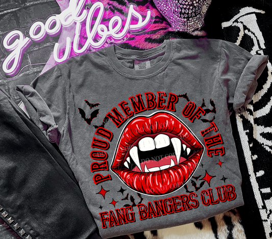 Proud Member of the Fang bangers club DTF Transfer Film