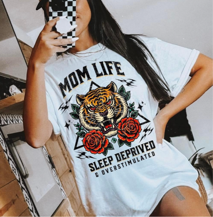 Tiger Mom Life DTF Transfer Film