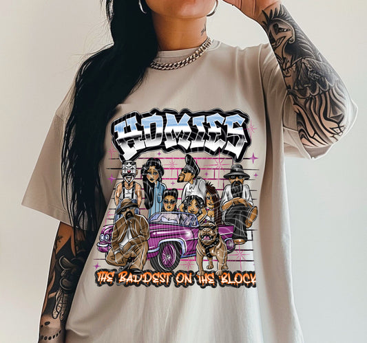 The Baddest on the block DTF Transfer Film G084