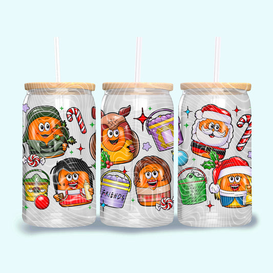 Christmas Friends Nugget Exclusive Edition - 16oz UV DTF Transfer Film G094