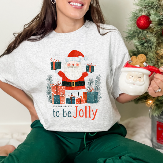 Christmas To be Jolly DTF Transfer Film CF104