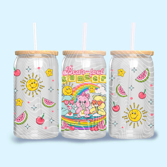 Summer Bears - 16oz UV DTF Transfer Film