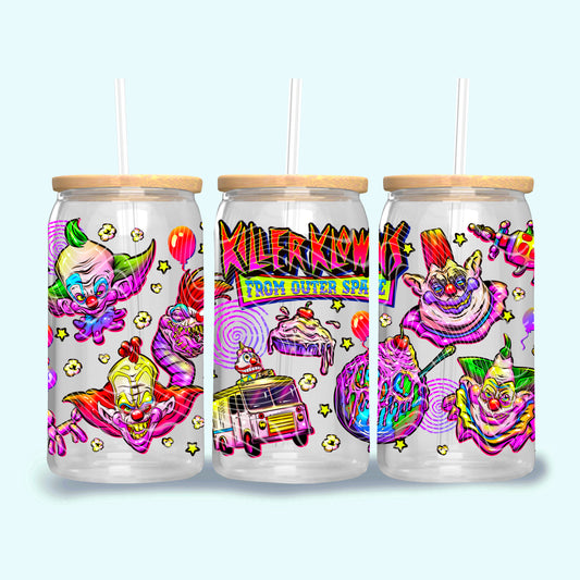 Killer Klowns 16oz UV DTF Transfer Film G065