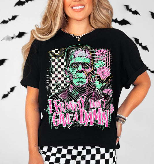 I Frankly don’t give a damn Frankenstein DTF Transfer Film A075