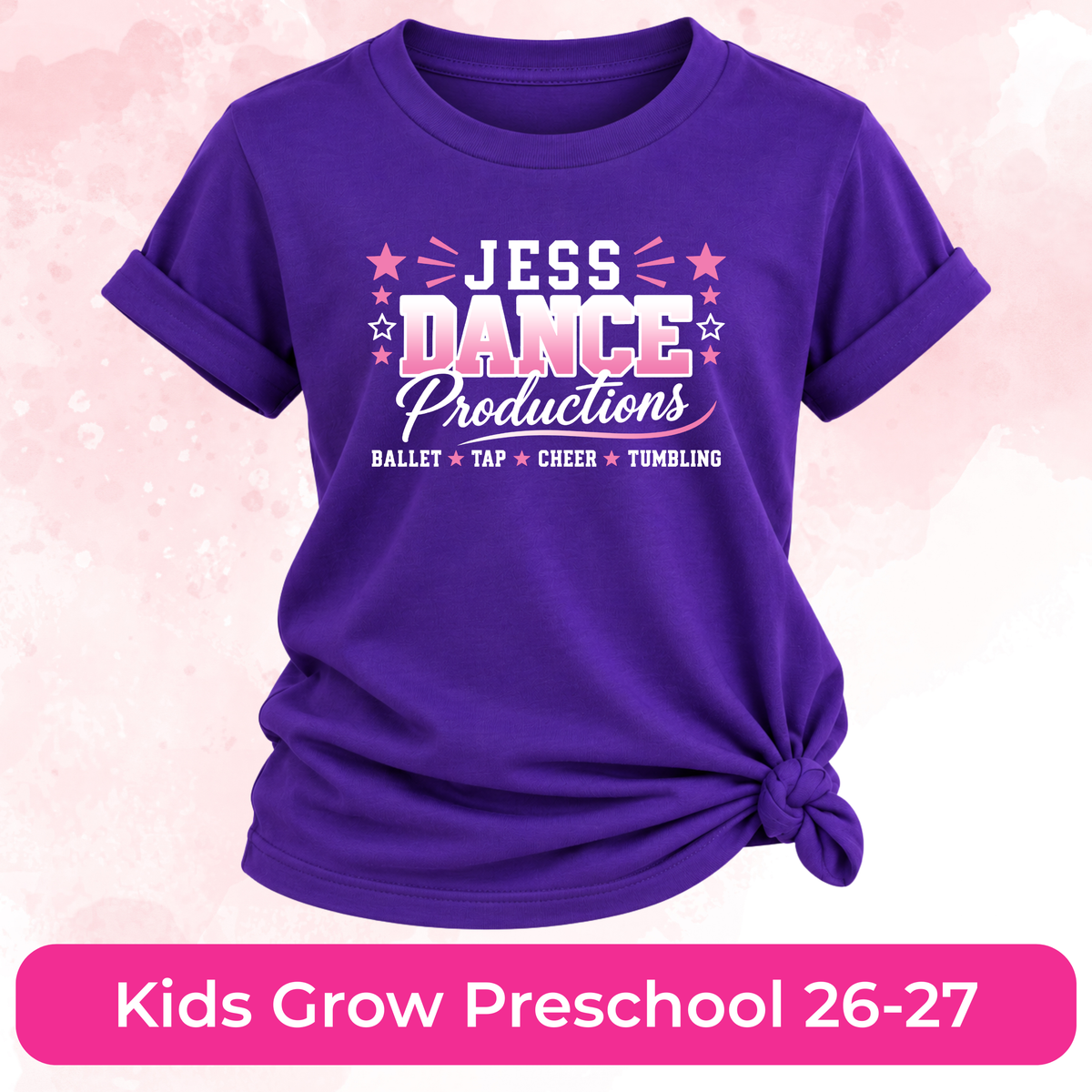 [KIDS GROW] Jess Dance & Tumbling 2026 Tshirt