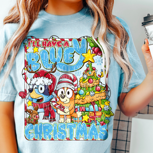 Dog Christmas DTF Transfer Film