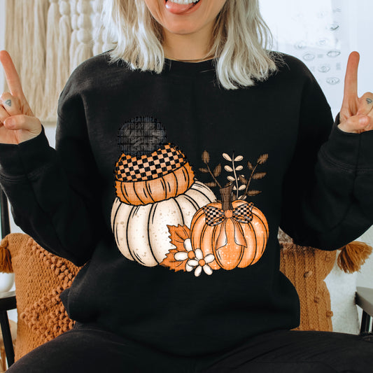 Cozy Pumpkins DTF Transfer Film SDD084