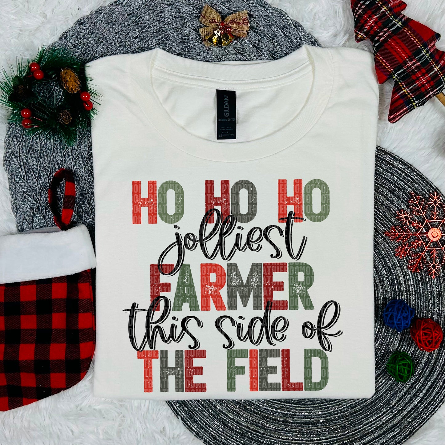 Jolliest Farmer this side of the field  DTF Transfer Film SDD104