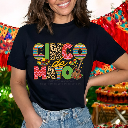 Cinco de Mayo DTF Transfer Film CF045