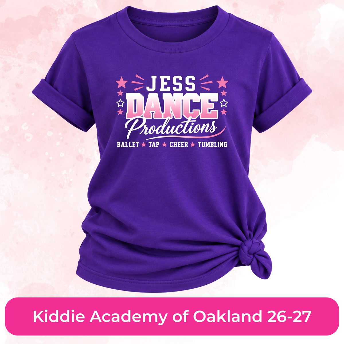 [KIDDIE ACADEMY OAKLAND] Jess Dance Cheer & Tumbling 2026 Tshirt