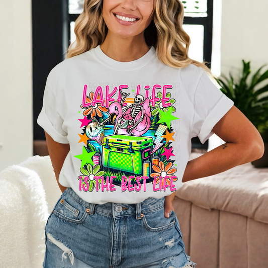 Lake Life is the best Life DTF Transfer Film F065