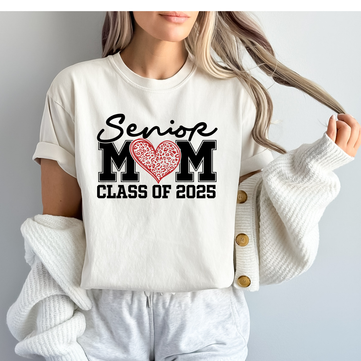 Senior Mom class of 2025 Graduation DTF Transfer Film CF025