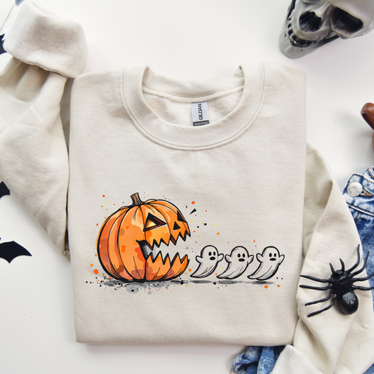 Pumpkin monster DTF Transfer Film CF095