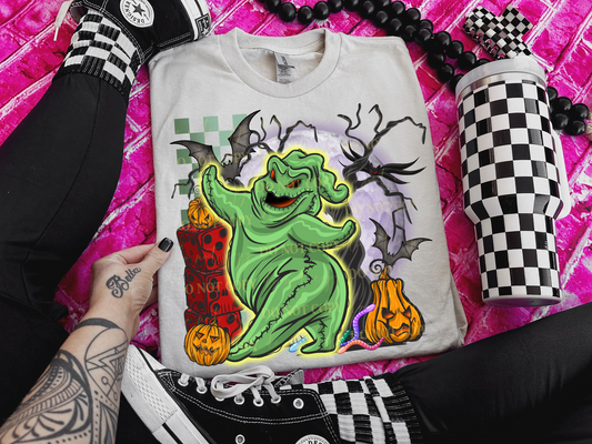 Spooky OB Green DTF Transfer Film