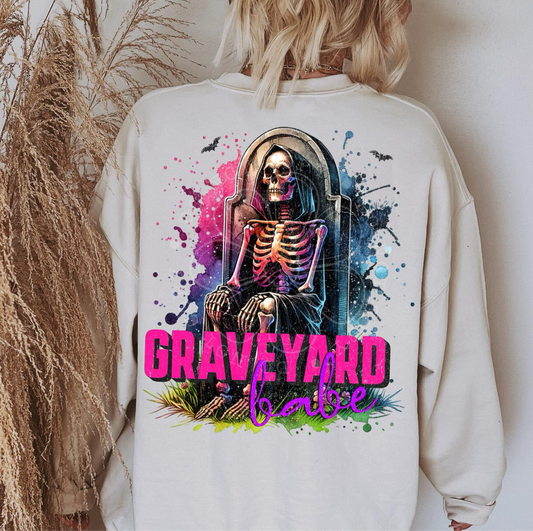 Graveyard babe DTF Transfer Film