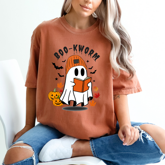 Halloween Spooky Book Kworm DTF Transfer Film Z084