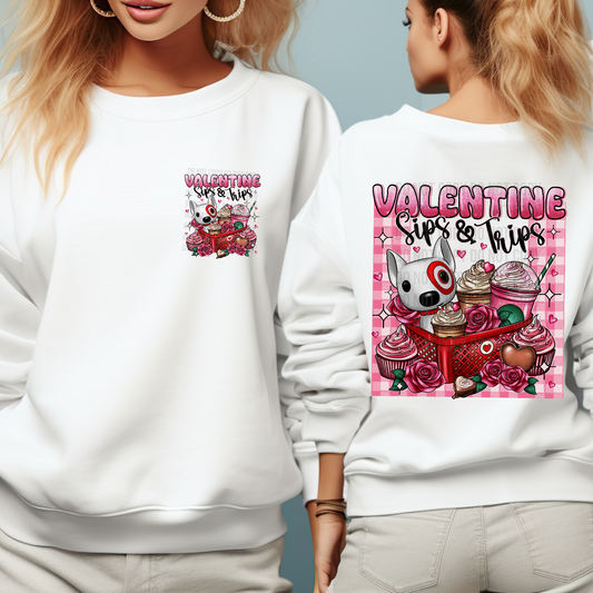 Matching DTF Series - Pocket & Back - Valentine Sip & Trips