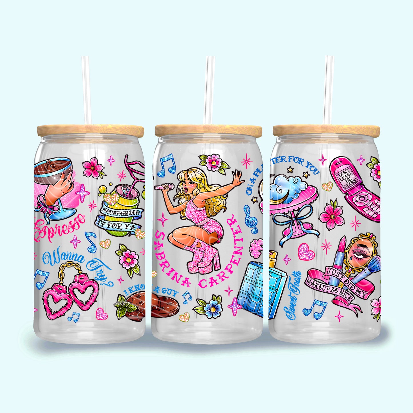 Sabrina C 16oz UV DTF Transfer Film G065