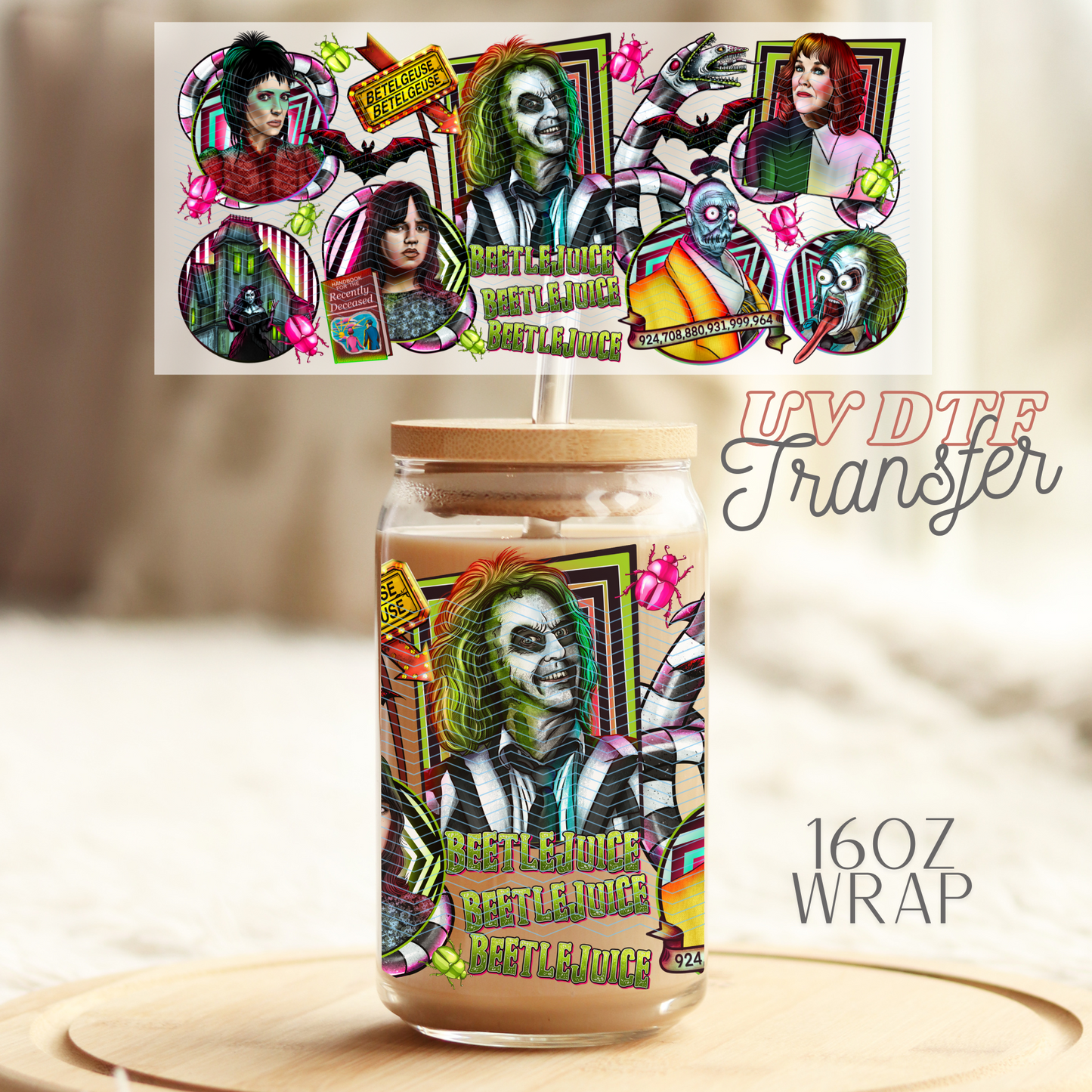 BJ Bug - 16oz UV DTF Transfer Film A084