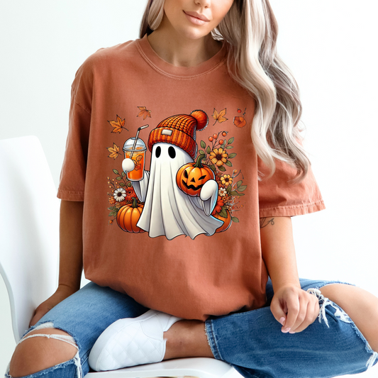 Halloween Spooky Cute Ghost DTF Transfer Film Z084