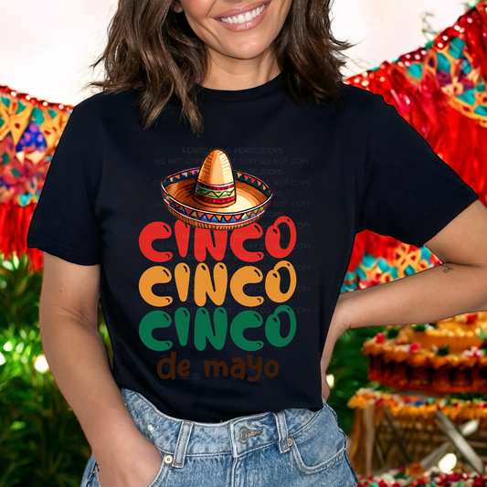 Cinco de Mayo DTF Transfer Film CF045