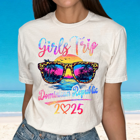 Girls Trip Dominican Republic 2025 DTF Transfer Film E035