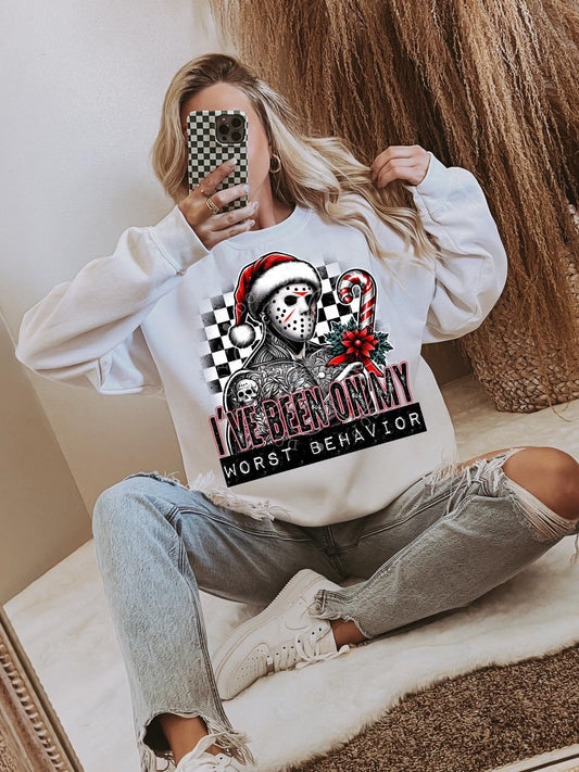 Horror Worst behavior v4 DTF Transfer Film
