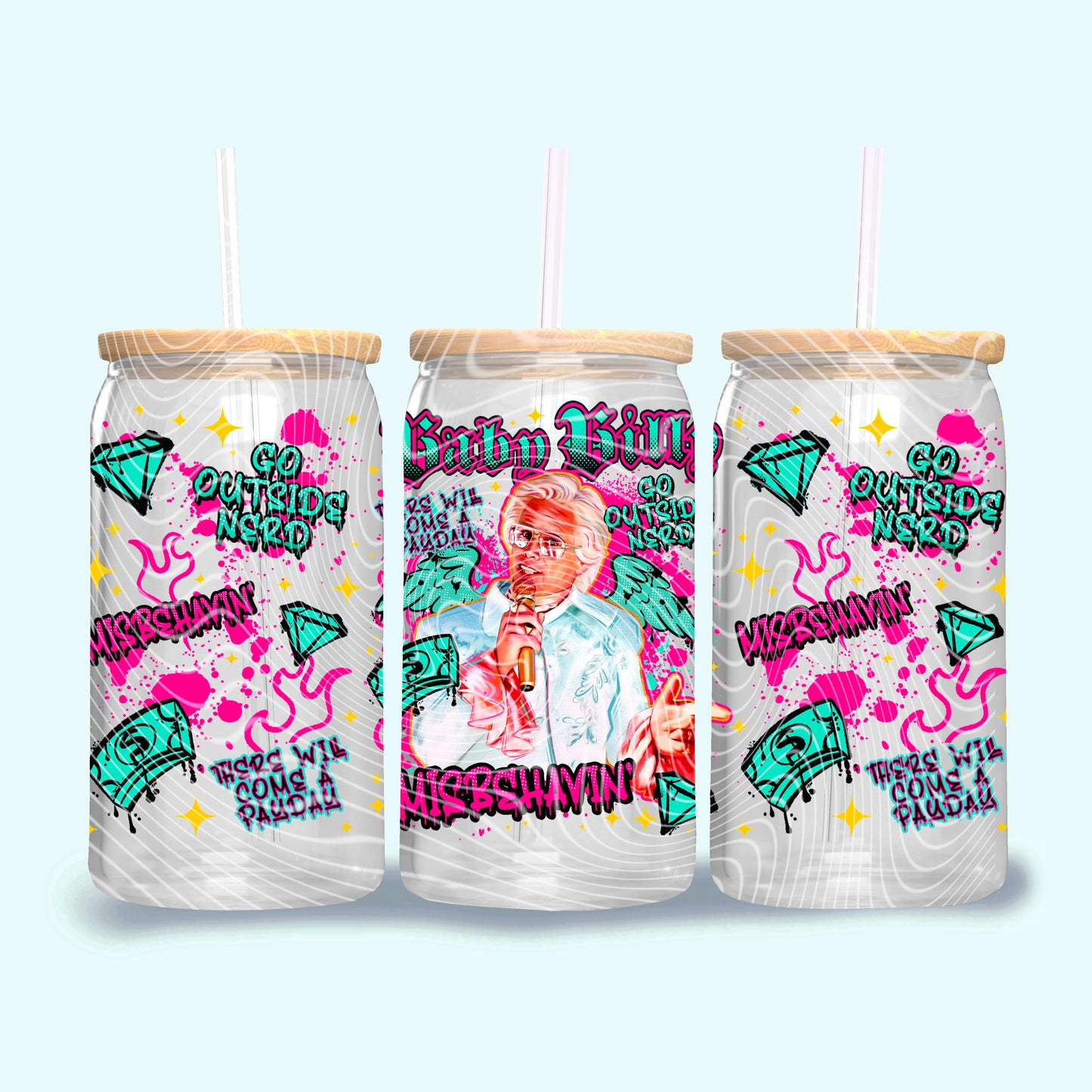 Baby Billy 16oz UV DTF Transfer Film G055