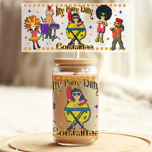 Bobies Itty Bitty Ditty - 16oz Glass UV DTF Transfer Film